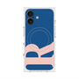プレミアムスクエアケース with MagSafe［ オリジナル - initial color - R navy ］