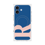 プレミアムスクエアケース with MagSafe［ オリジナル - initial color - R navy ］