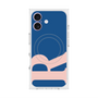 プレミアムスクエアケース with MagSafe［ オリジナル - initial color - R navy ］