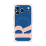プレミアムスクエアケース with MagSafe［ オリジナル - initial color - R navy ］