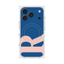プレミアムスクエアケース with MagSafe［ オリジナル - initial color - R navy ］