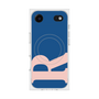プレミアムスクエアケース with MagSafe［ オリジナル - initial color - R navy ］