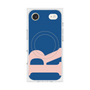 プレミアムスクエアケース with MagSafe［ オリジナル - initial color - R navy ］