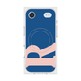 プレミアムスクエアケース with MagSafe［ オリジナル - initial color - R navy ］