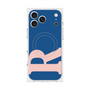 プレミアムスクエアケース with MagSafe［ オリジナル - initial color - R navy ］