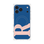プレミアムスクエアケース with MagSafe［ オリジナル - initial color - R navy ］