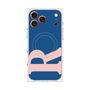 プレミアムスクエアケース with MagSafe［ オリジナル - initial color - R navy ］