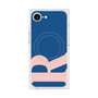 プレミアムスクエアケース with MagSafe［ オリジナル - initial color - R navy ］