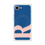 プレミアムスクエアケース with MagSafe［ オリジナル - initial color - R navy ］