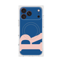 プレミアムスクエアケース with MagSafe［ オリジナル - initial color - R navy ］
