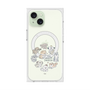 プレミアムスクエアケース with MagSafe［ こんにちは、いぬです - みんなそろって - クリア ］