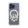 プレミアムスクエアケース with MagSafe［ こんにちは、いぬです - みんなそろって - クリア ］