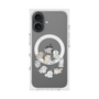 プレミアムスクエアケース with MagSafe［ こんにちは、いぬです - みんなそろって - クリア ］