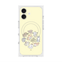 プレミアムスクエアケース with MagSafe［ こんにちは、いぬです - みんなそろって - ベージュ ］