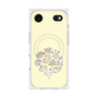 プレミアムスクエアケース with MagSafe［ こんにちは、いぬです - みんなそろって - ベージュ ］