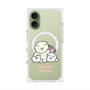 プレミアムスクエアケース with MagSafe［ もっさりもさお - みんないっしょ - クリア ］