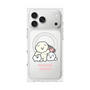 プレミアムスクエアケース with MagSafe［ もっさりもさお - みんないっしょ - クリア ］