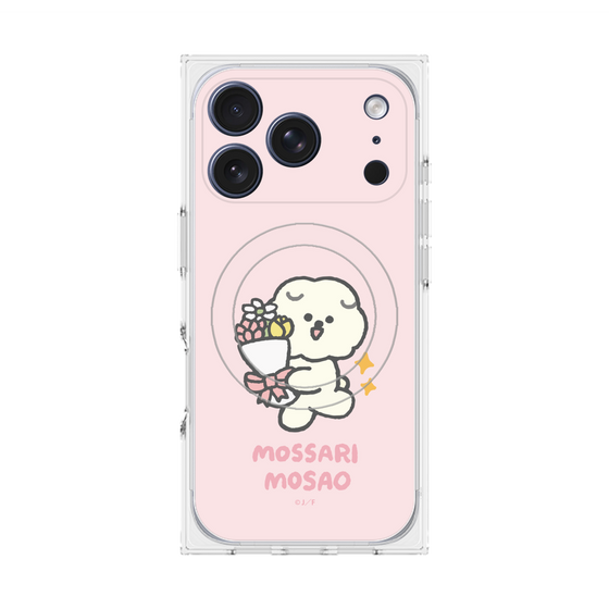 プレミアムスクエアケース with MagSafe［ もっさりもさお - お祝いもさ ］