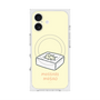 プレミアムスクエアケース with MagSafe［ もっさりもさお - おとうふマットレス ］