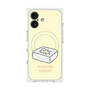 プレミアムスクエアケース with MagSafe［ もっさりもさお - おとうふマットレス ］