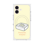 プレミアムスクエアケース with MagSafe［ もっさりもさお - おとうふマットレス ］
