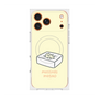 プレミアムスクエアケース with MagSafe［ もっさりもさお - おとうふマットレス ］