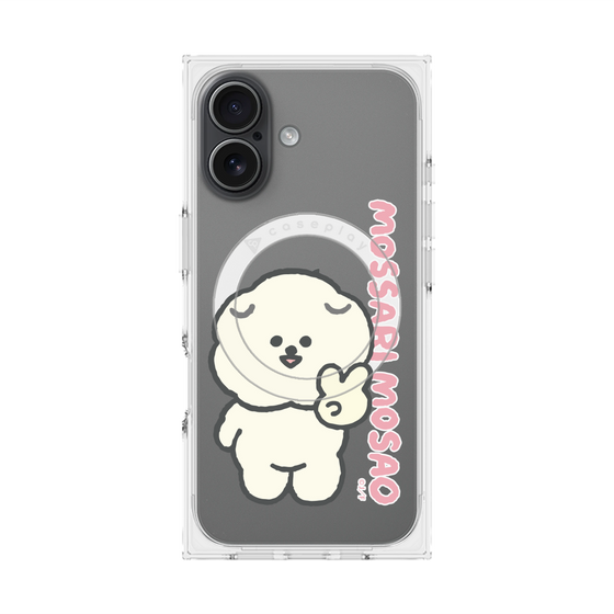 プレミアムスクエアケース with MagSafe［ もっさりもさお - ピスもさ ］