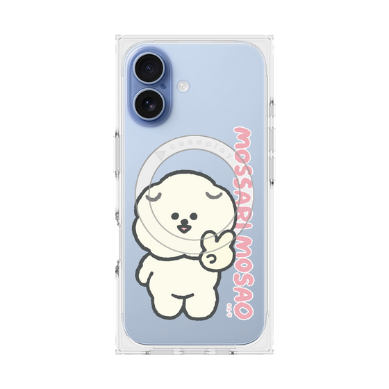 プレミアムスクエアケース with MagSafe［ もっさりもさお - ピスもさ ］