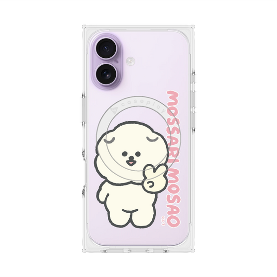 プレミアムスクエアケース with MagSafe［ もっさりもさお - ピスもさ ］