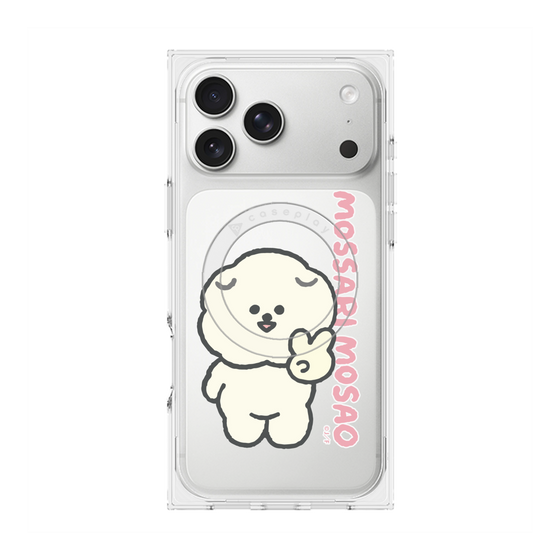 プレミアムスクエアケース with MagSafe［ もっさりもさお - ピスもさ ］