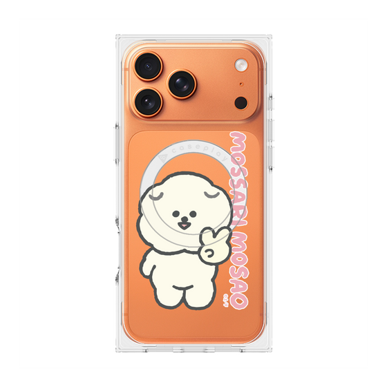 プレミアムスクエアケース with MagSafe［ もっさりもさお - ピスもさ ］