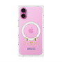 プレミアムスクエアケース with MagSafe［ ANNA SUI - フェイス - クリア ］