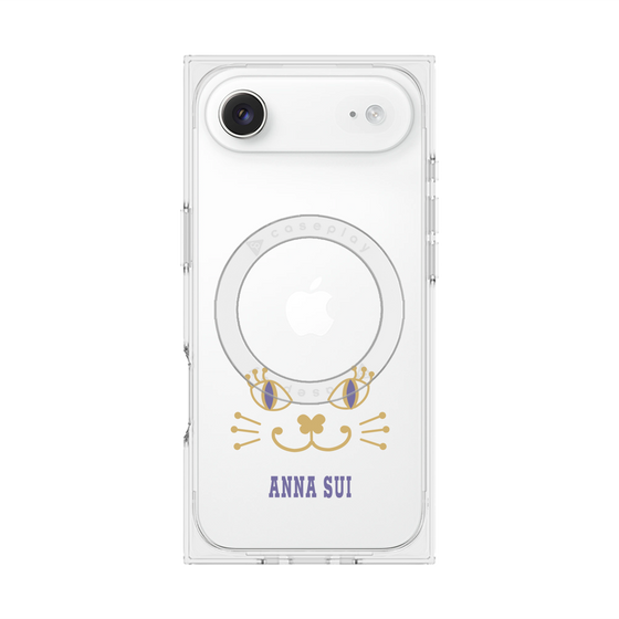 プレミアムスクエアケース with MagSafe［ ANNA SUI - フェイス - クリア ］