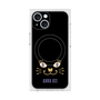 プレミアムスクエアケース with MagSafe［ ANNA SUI - フェイス - ブラック ］