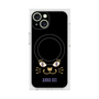 プレミアムスクエアケース with MagSafe［ ANNA SUI - フェイス - ブラック ］