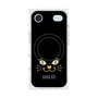 プレミアムスクエアケース with MagSafe［ ANNA SUI - フェイス - ブラック ］