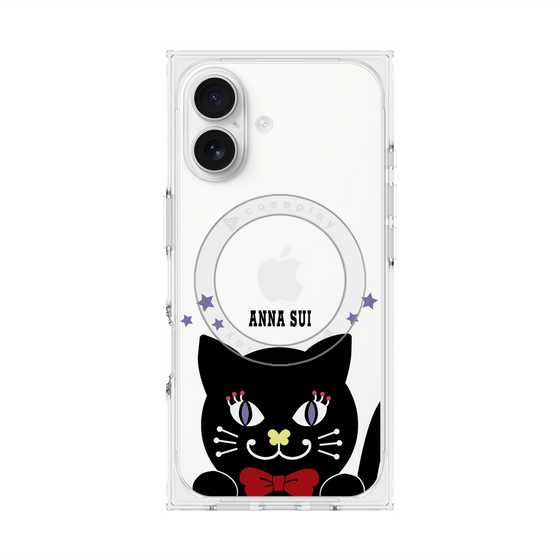 プレミアムスクエアケース with MagSafe［ ANNA SUI - TITIとスター - クリア ］