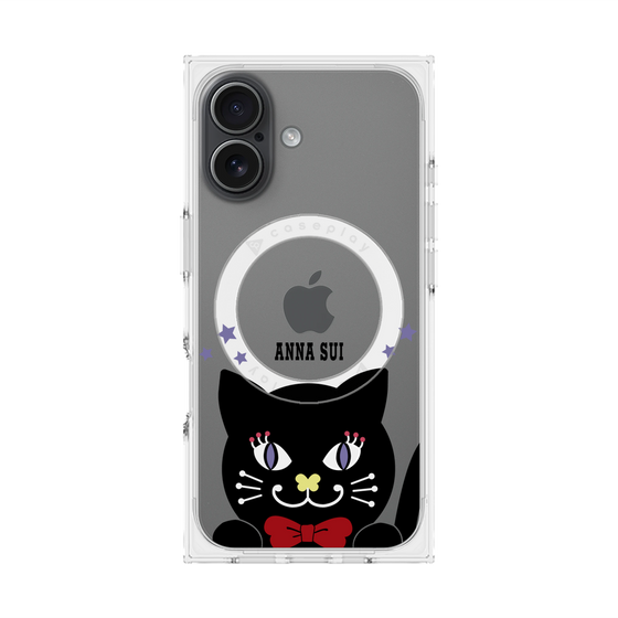 プレミアムスクエアケース with MagSafe［ ANNA SUI - TITIとスター - クリア ］