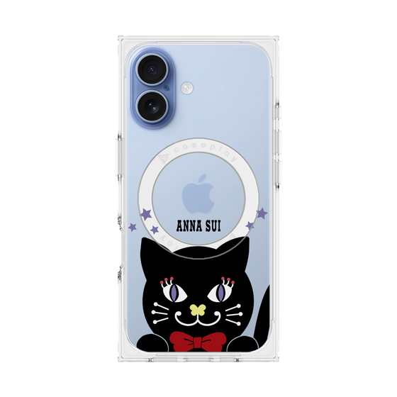 プレミアムスクエアケース with MagSafe［ ANNA SUI - TITIとスター - クリア ］