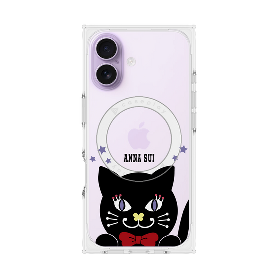 プレミアムスクエアケース with MagSafe［ ANNA SUI - TITIとスター - クリア ］