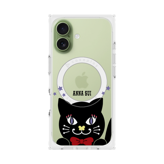 プレミアムスクエアケース with MagSafe［ ANNA SUI - TITIとスター - クリア ］