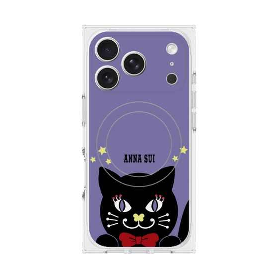 プレミアムスクエアケース with MagSafe［ ANNA SUI - TITIとスター - パープル ］