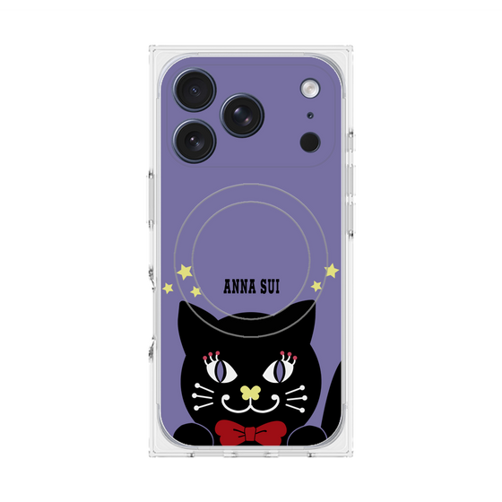 プレミアムスクエアケース with MagSafe［ ANNA SUI - TITIとスター - パープル ］