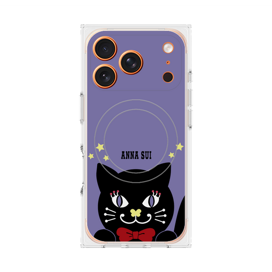 プレミアムスクエアケース with MagSafe［ ANNA SUI - TITIとスター - パープル ］