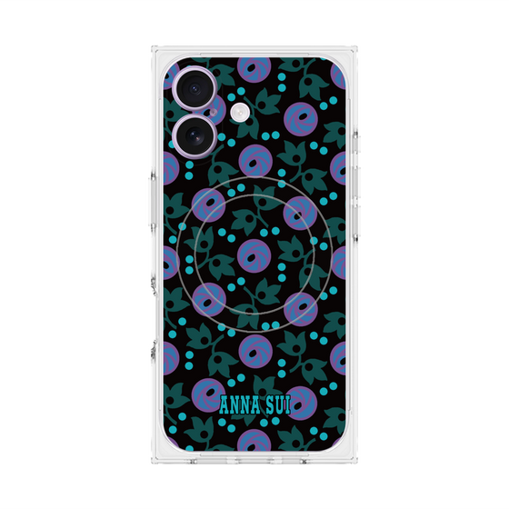 プレミアムスクエアケース with MagSafe［ ANNA SUI - オーキッド ］