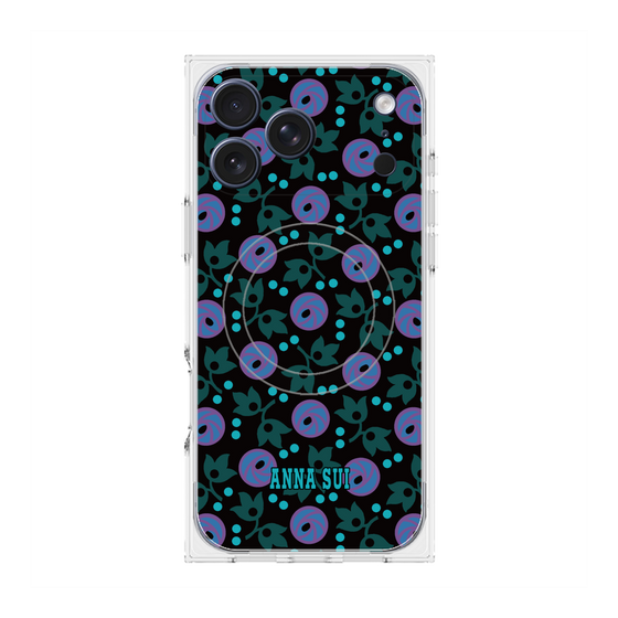 プレミアムスクエアケース with MagSafe［ ANNA SUI - オーキッド ］