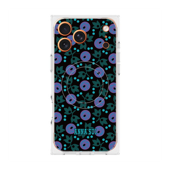 プレミアムスクエアケース with MagSafe［ ANNA SUI - オーキッド ］