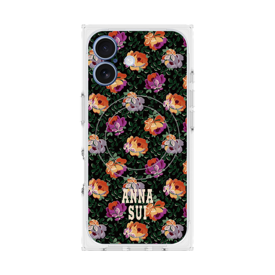 プレミアムスクエアケース with MagSafe［ ANNA SUI - オンブルローズ ］