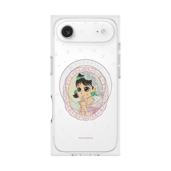 プレミアムスクエアケース with MagSafe［ ひみつのアッコちゃん - テクマクマヤコン - クリア ］