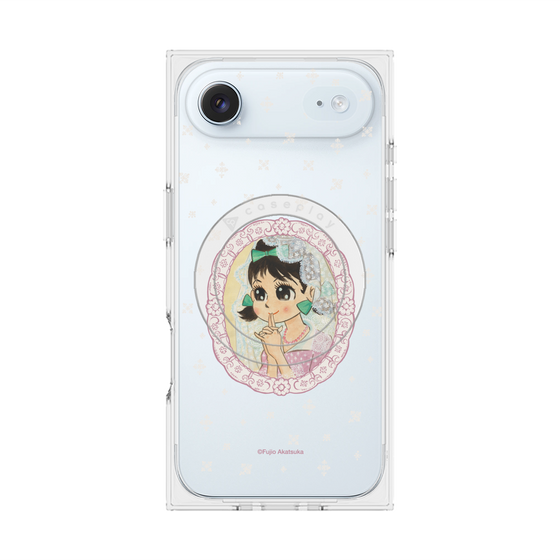 プレミアムスクエアケース with MagSafe［ ひみつのアッコちゃん - テクマクマヤコン - クリア ］